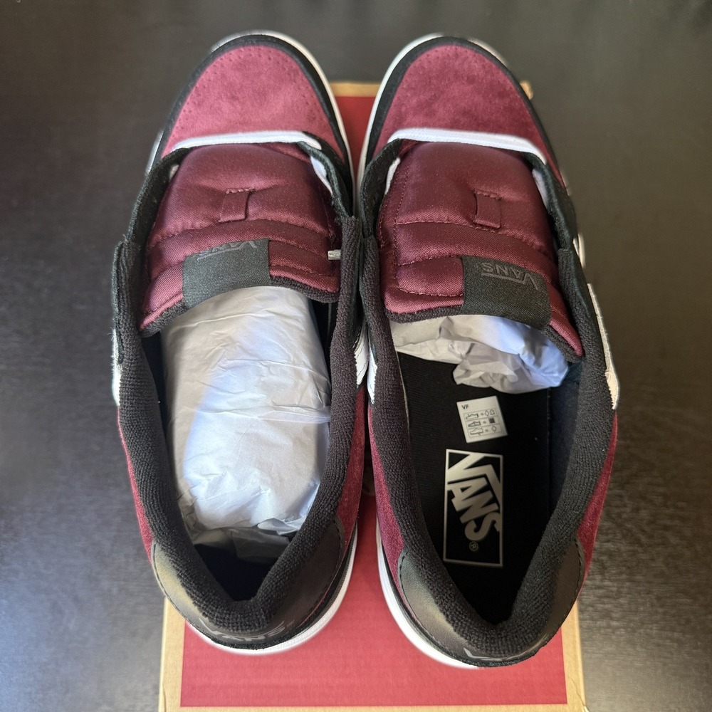 Vans Lowland 2.0 Skate Sneakers Shoes Red Black Men's Size 10.5 - VN000D6R2Q1 - Picture 6 of 9